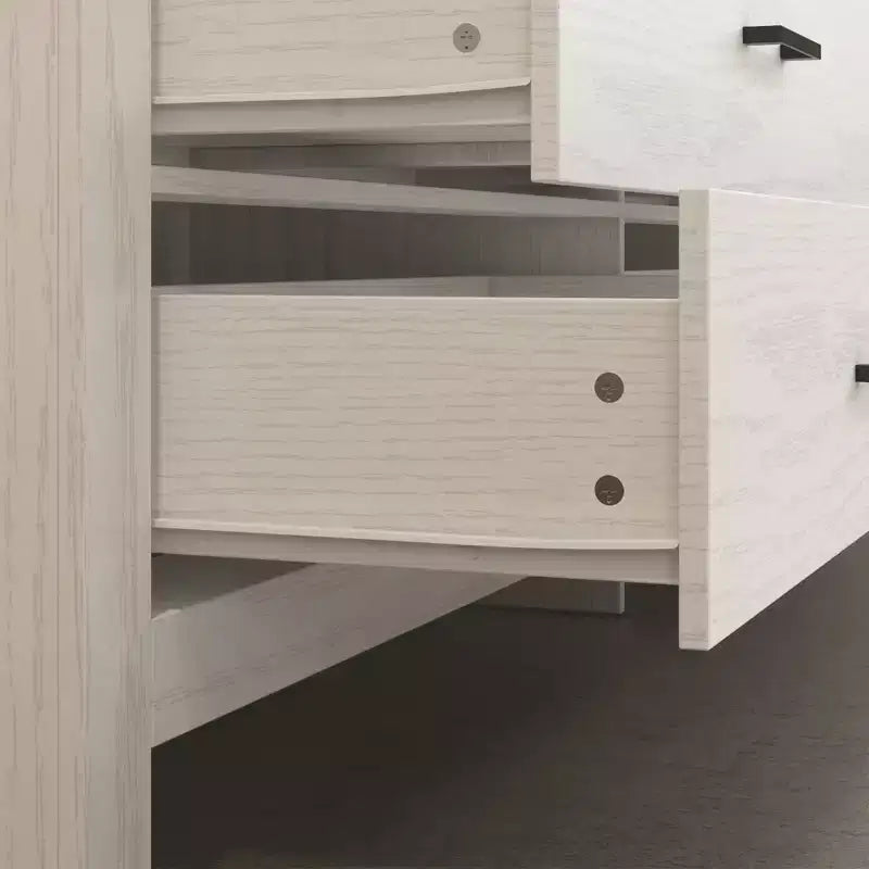 Rustic 9 - Drawer Chest Dresser Organizer Compartments Solid Build, Spacious Drawers