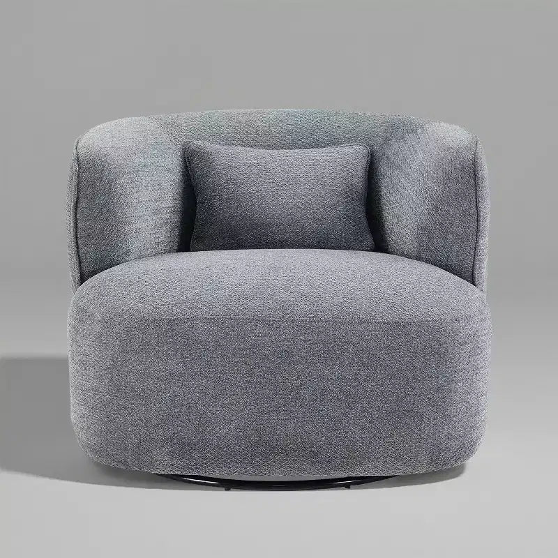 Art Leon Swivel Barrel Accent Chair