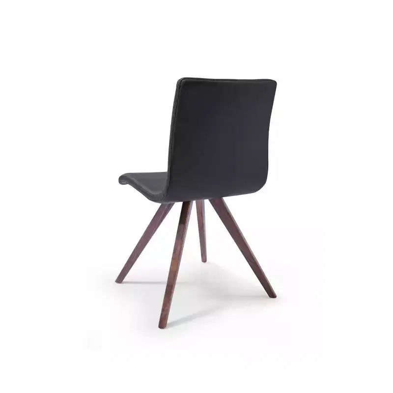 37 in. Black Faux Leather Dining Chair Set of 1 for a chic choice modern dcor and elegant dining experience