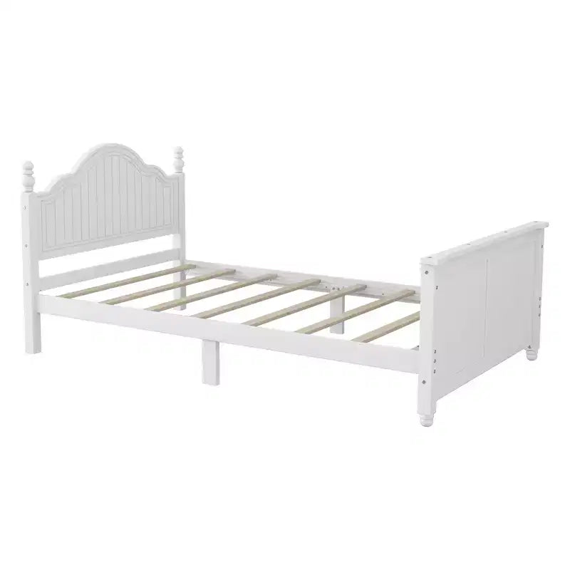 Theodore Contemporary Kids Platform Bed with Headboard and Footboard and Safety Guardrails