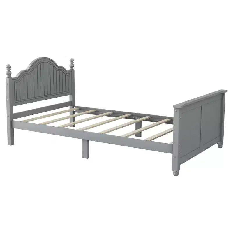Theodore Contemporary Kids Platform Bed with Headboard and Footboard and Safety Guardrails