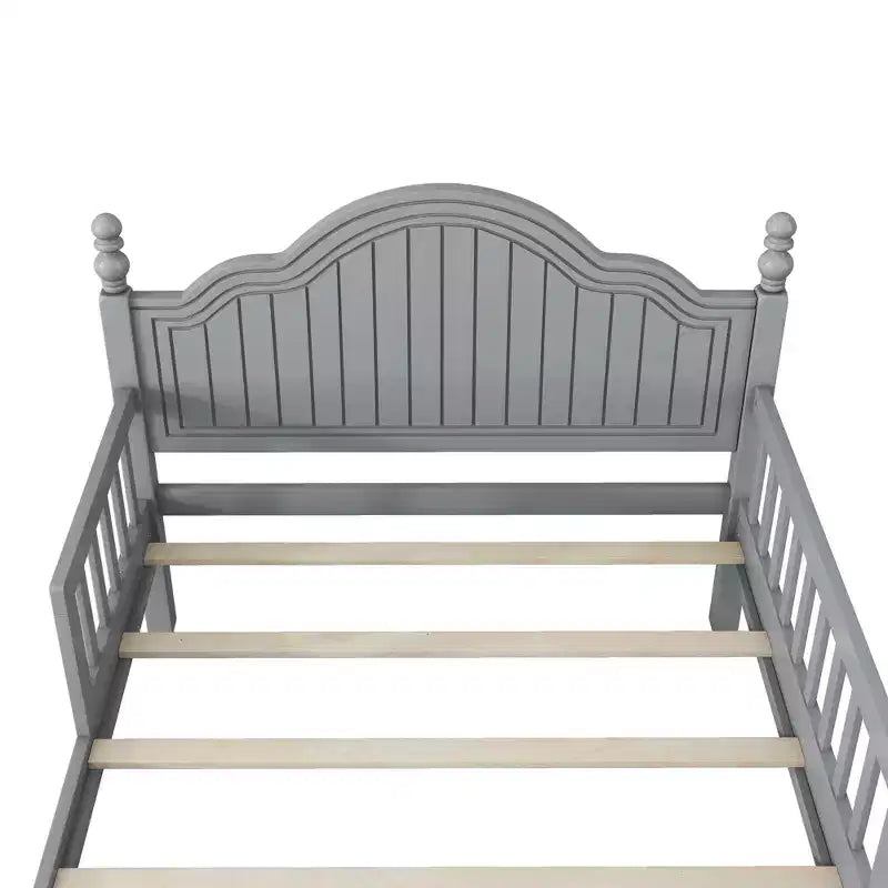 Theodore Contemporary Kids Platform Bed with Headboard and Footboard and Safety Guardrails
