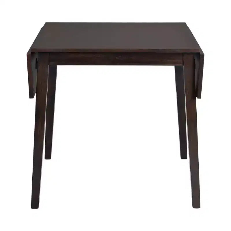 Extendable Dining Table, Kitchen Table with Rubberwood Legs, Folding Table for Dining Room, Small Space
