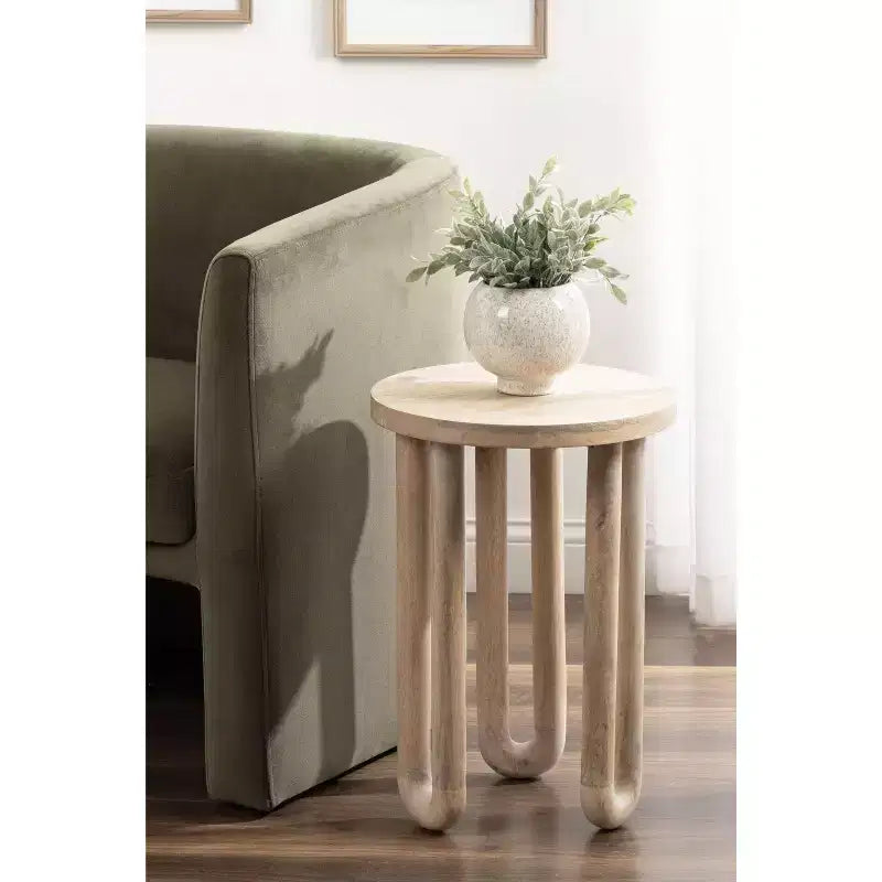 Kenzo Wood Side Table