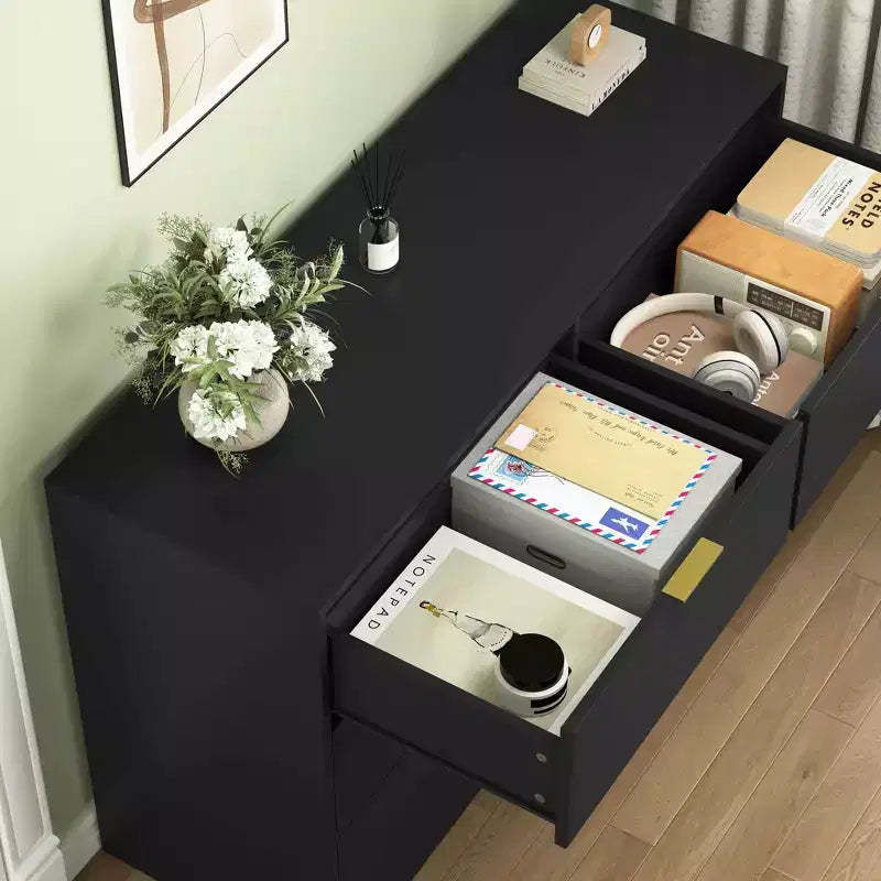 Modern 6/9 Drawers Simply Bedroom Dressers with Handle,Minimalist Wooden Dresser,Chest of Drawers for Bedroom,Entryway